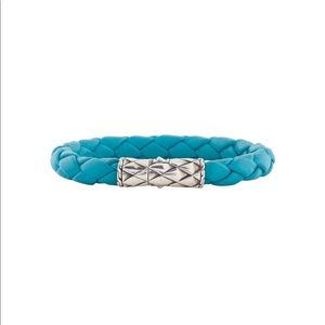 John Hardy Naga Wrap Woven Leather Bracelet